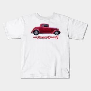 1933 Plymouth Deluxe Six 5 Window Coupe Kids T-Shirt